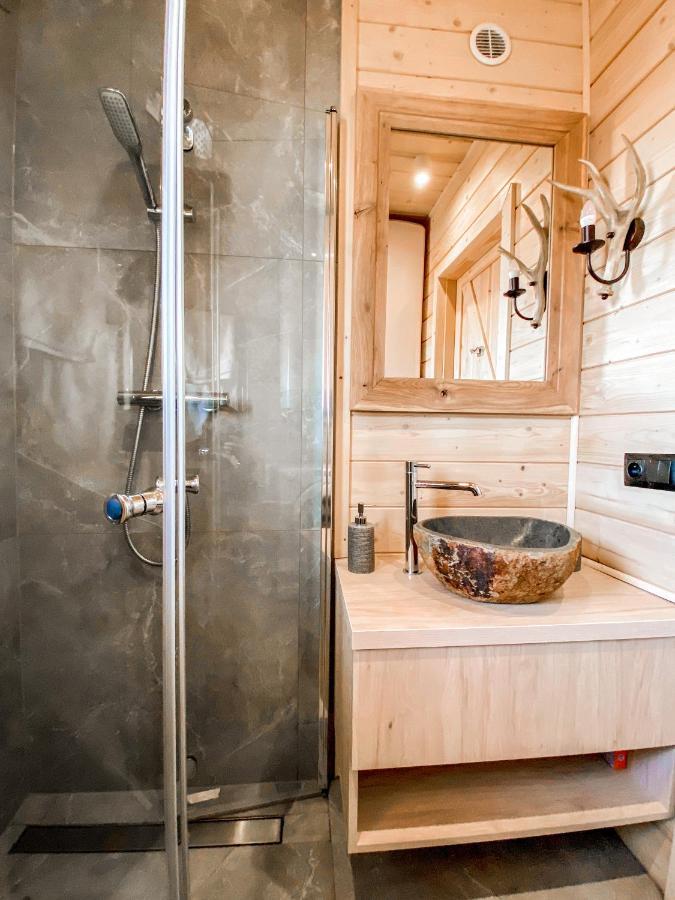 Osada Janosika Jacuzzi Drewniany Domek Na Odludziu Klikuszowa Exteriör bild